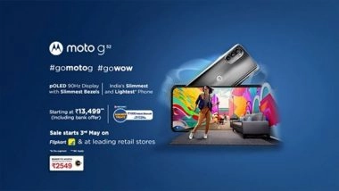 Business News | Moto G52 Goes on Sale Today, 12PM on Flipkart at an Impressive Starting Price of Rs 13,499*(Including HDFC Bank Offer) *