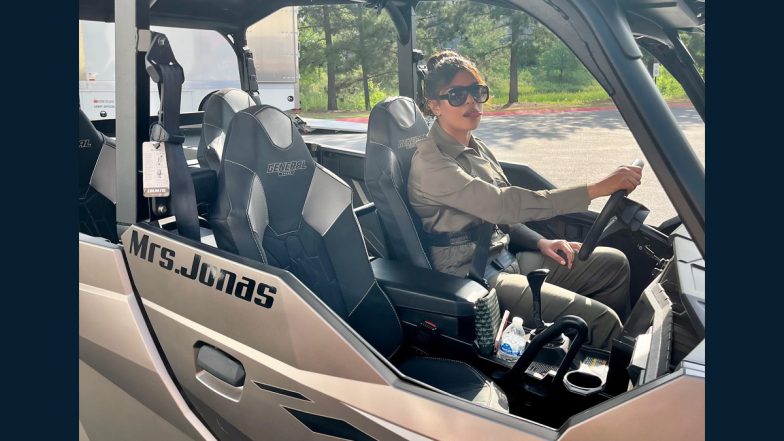 Priyanka Chopra Enjoys Her New Ride On The Sets Of Citadel (View Pic)