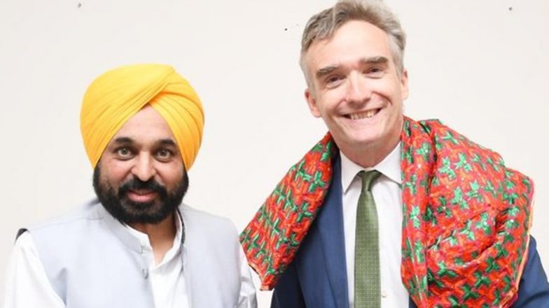 British High Commissioner to India Alex Ellis Calls Bhagwant Mann Youngest Ever Punjab CM, Later Corrects Himself