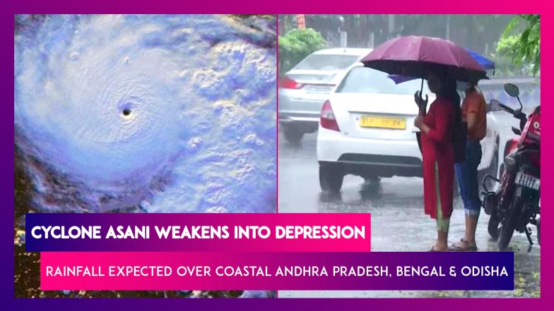 Cyclone Asani Weakens Into Depression, Rainfall Expected Over Coastal ...