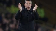Sports News | Premier League: Wolves Manager Bruno Lage to Miss Chelsea Clash After Testing COVID Positive