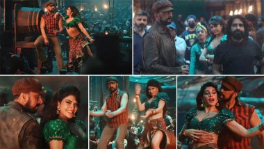 Vikrant Rona Song Ra Ra Rakkamma: Jacqueline Fernandez With Kiccha Sudeep Shines In This Lit Dance Number (Watch Lyrical Video)