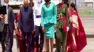 World News | President Kovind Arrives in Saint Vincent and the Grenadines, Receives Guard of Honour