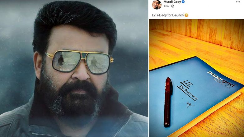 L2 – Empuraan: Mohanlal Fans Can’t Keep Calm After Writer Murali Gopy Shares This Major Update About Prithviraj Sukumaran Directorial (View Pic)