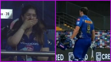 Sara Tendulkar’s Reaction to Tim David’s Dismissal During MI vs SRH IPL 2022 Goes Viral (See Pics)