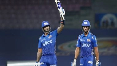 Sports News | IPL 2022: Mumbai Indians End Victory Drought as Suryakumar Yadav Guides Team to Five-wicket Win Against RR