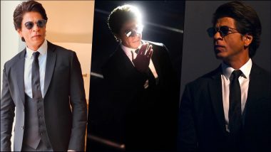 Shah Rukh Khan Goes Clean Shaven, Looks Dapper in Black Suit for Delhi Visit, Leaves Fans Super Excited