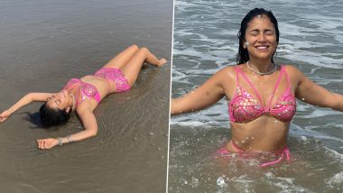 Shriya Saran Looks Smoking Hot in Pink Bikini as She Enjoys Vacay in Goa With Fam (View Pics and Video)