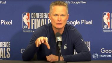 Texas School Shooting: Warriors Coach Steve Kerr Slams Lack of Gun Control in Emotional Speech (Watch Video)