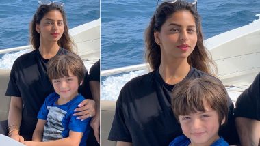AbRam Birthday: Suhana Khan Wishes Little Bro in the Most Aww-Dorable Way Possible (View Pic)