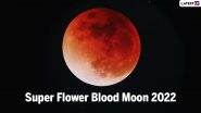 ‘Super Flower Blood Moon’ Lunar Eclipse 2022: Know Date, Time and Live Streaming Online Details Related to Celestial Event