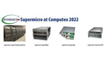 Business News | Computex 2022: Supermicro CEO Keynote Updates Industry on Total IT Solutions, Green Computing, and Corporate Expansion
