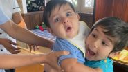 Taimur Ali Khan Protecting Baby Brother Jeh in This Latest Picture Is Simply Sweet!
