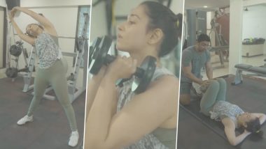 Tamannaah Bhatia Works Out Rigorously in the Gym and It Is All the Fitness Motivation You Need (Watch Video)