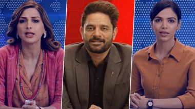 The Broken News Teaser: Jaideep Ahlawat, Sonali Bendre and Shriya Pilgaonkar Turn Modern Day News Anchors for This ZEE5 Project (Watch Video)