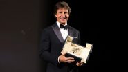 Cannes 2022: Tom Cruise Receives the Honorary Palme d’Or at the Top Gun Maverick's Film Festival Premiere (View Pics)