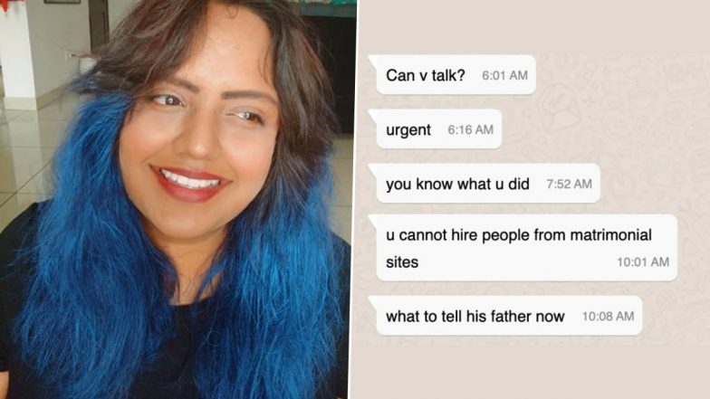 Udita Paul, Bengaluru-Based Fintech Co-Founder, Offers Job to Matrimonial Match; Chat With Father Goes Viral