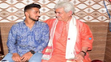 Jammu and Kashmir LG Manoj Sinha Meets Cricketer Umran Malik, Says 'Govt Will Take Care of His Training'