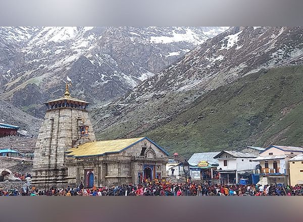 India News | Mercury Falls in Kedarnath Due to Snowfall