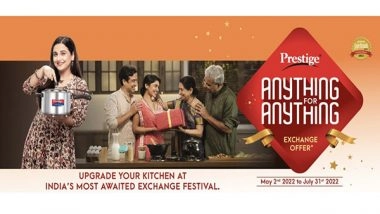 Business News |  TTK Prestige Launches the Most Awaited Exchange Festival 'Anything for Anything'
