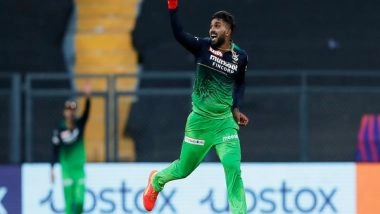 Sports News | IPL 2022: Faf Du Plessis' Unbeaten 73 and Hasaranga's Five-wicket Haul Help RCB Beat SRH by 67 Runs