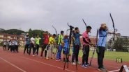 Sports News | 600 Archers Participated at Khelo India Zonal Archery Tournament Held Across 5 SAI NCOEs