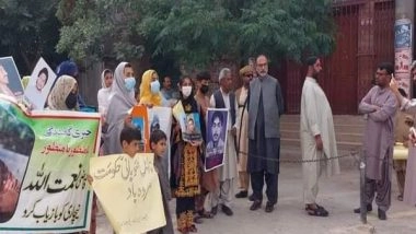 World News | Protest Held in Turbat Against Enforced Disappearances of Baloch Students in Pakistan