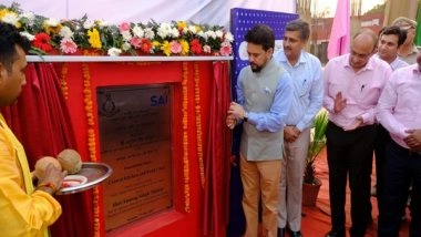Sports News | Sports Minister Anurag Thakur Flags off Two New Projects at SAI Patiala