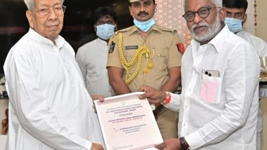 India News | TTD Chairman Invites Andhra Governor to Vigraha Pratishta Event of Temple in Bhubaneswar