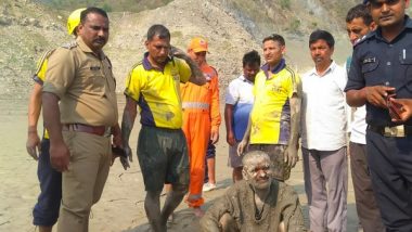 India News | Uttarakhand: SDRF Team Rescues Youth Trapped in Swamp of Tehri Dam