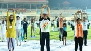 Sports News | Sports Minister Leads Yog Mahotsav Celebrations in New Delhi, Dharamshala
