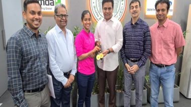 Sports News | Telangana Minister KTR Congratulates Table Tennis Player Sreeja Akula for Winning First-ever Women's National C'ship for State