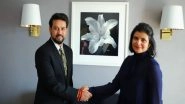Entertainment News | Anurag Thakur Meets Shivani Pandya, Red International Film Festival MD, at Cannes 2022