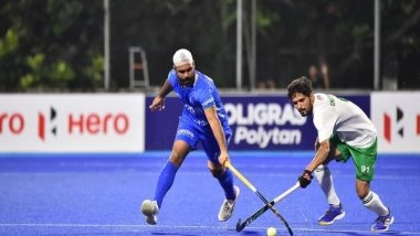 Sports News | Asia Cup 2022: India Concede Late Goal Against Arch-rivals Pakistan, Match Ends in 1-1 Draw