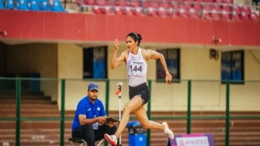 Sports News | Indian Grand Prix 4: Nayana James Pips Ancy Sojan in Keen Battle for Long Jump Crown