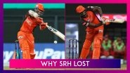 Sunrisers Hyderabad vs Punjab Kings IPL 2022: 3 Reasons Why SRH Lost