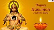 Hanuman Jayanti 2022 Images & HD Wallpapers for Free Download Online: Wish Happy Telugu Hanuman Jayanthi With WhatsApp Greetings Facebook Status on the Religious Day