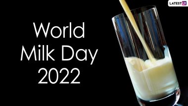 World Milk Day 2022 Date & Theme: Know History, Significance and Celebrations To Recognize the Importance of Milk As Global Food