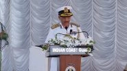 India News | Coast Guard Director General Inaugurates Jetty at Fort Kochi, Says Will Ensure Seamless ICG Operations