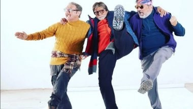 Entertainment News | Amitabh Bachchan Shares a Candid Picture with His 'Uunchai' Co-stars