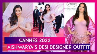 Cannes 2022: Aishwarya Rai Bachchan’s Desi Designer Outfit; Aaradhya Dials Eva Longoria's Son