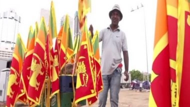 World News | Sri Lanka: Failing Economy Forces Auto Drivers to Sell Flags at Galle Face