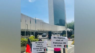 World News | US Visit of Pak Foreign Minister Attracts Protests Amongst Afghan Diaspora