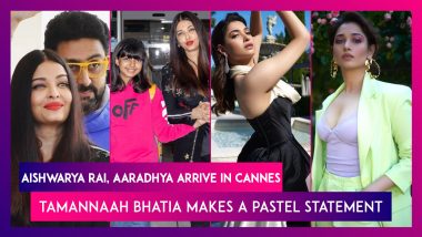 Aishwarya Rai And Daughter Aaradhya Arrive In Cannes, Tamannaah Bhatia Makes A Pastel Statement