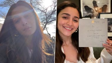 Alia Bhatt’s Jan-April Selfie Life Is All About a Letter from Amitabh Bachchan, Chilling by the Pool and More (View Pics)