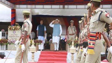 India News | Home Minister Amit Shah Presents President's Colours to Assam Police