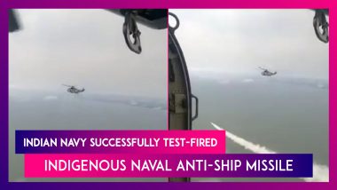 Indian Navy Successfully Test-Fired Indigenous Naval Anti-Ship Missile