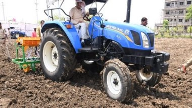 India News | Bhupesh Baghel Ploughs Land, Performs Mati Pujan on Occasion of Akshaya Tritiya