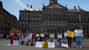 World News | Protest Held in Amsterdam Against Enforced Disappearances in Balochistan