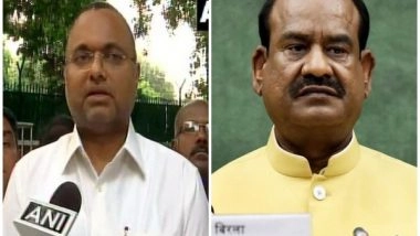 India News | Visa Scam Case: Karti Chidambaram Writes to Speaker Om Birla, Alleges Breach of Parliamentary Privilege